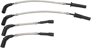 2104-0346 - MAGNUM Spark Plug Wire Set - Polished Stainless - Softail '18  3047S