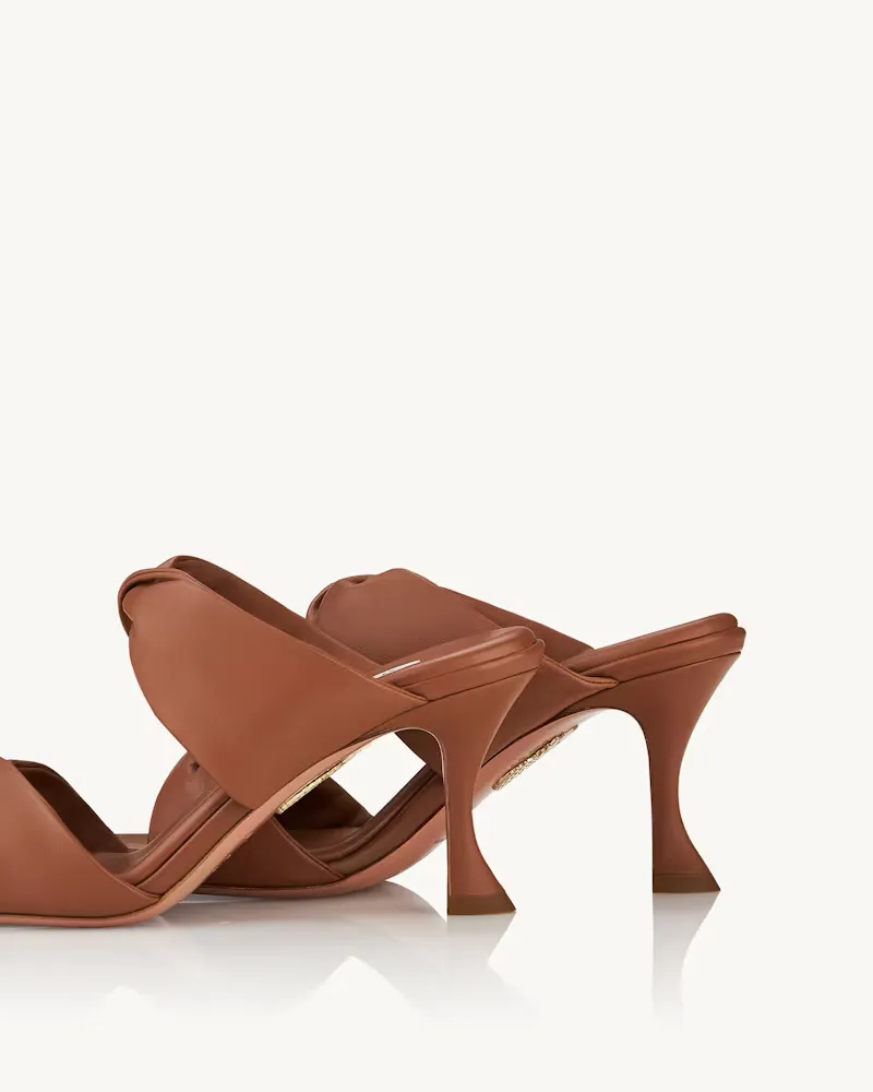 Aquazzura | Twist Sandal 75 in Cuoio