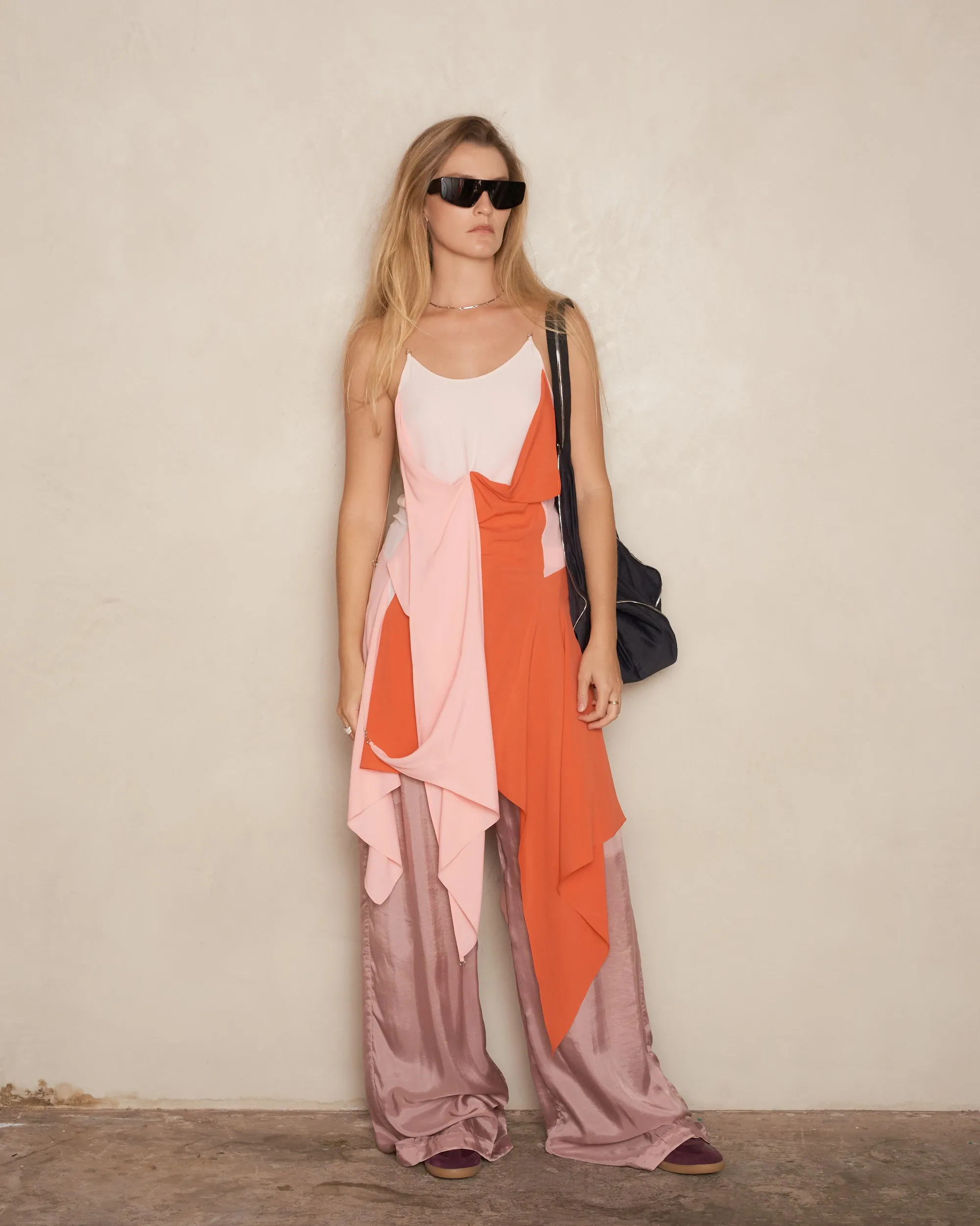 Blush Coral Jogakbo Dress