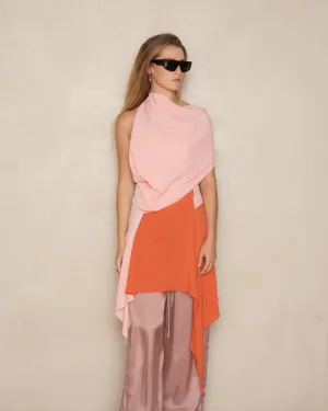 Blush Coral Jogakbo Dress