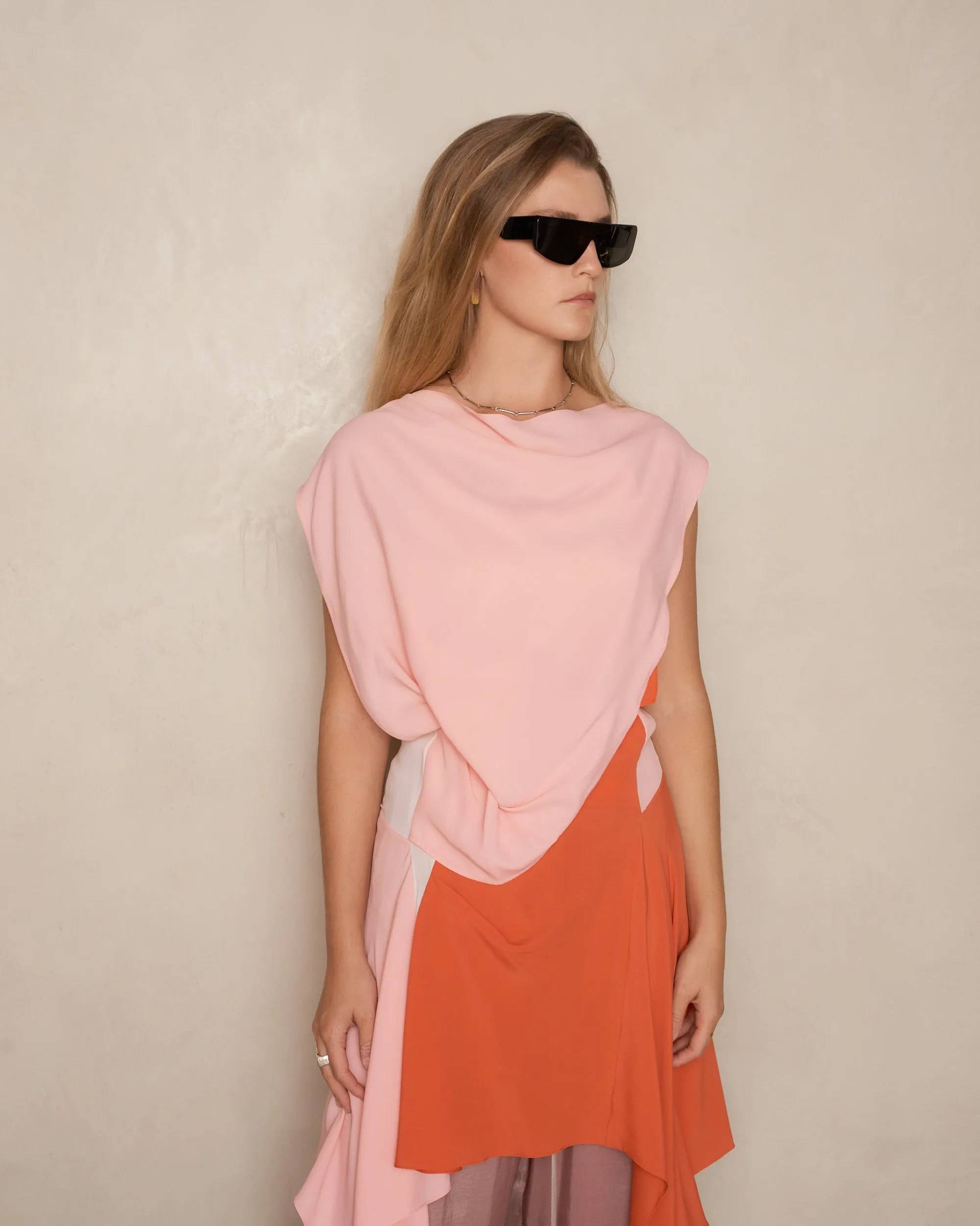 Blush Coral Jogakbo Dress