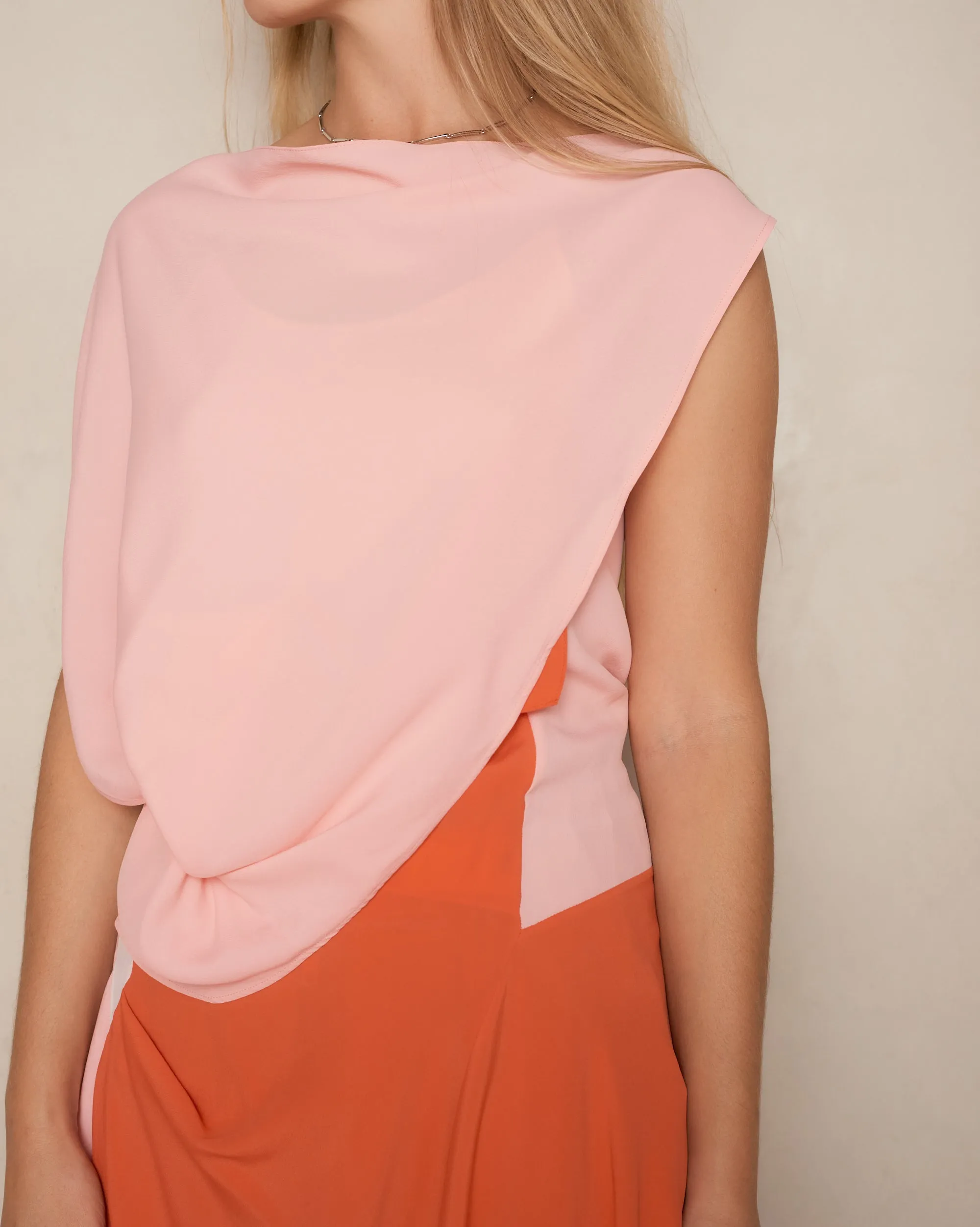 Blush Coral Jogakbo Dress