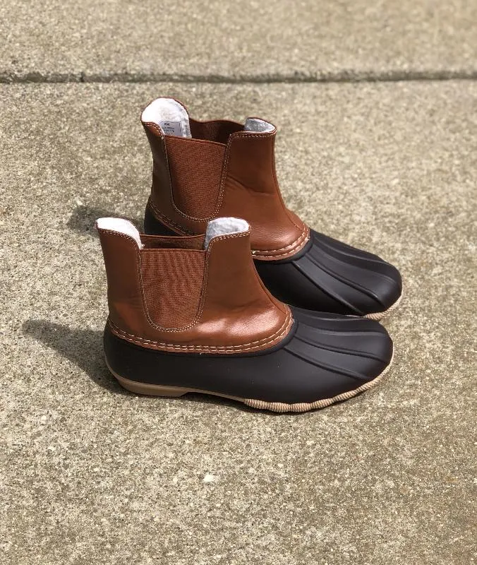 Brown Combo Winter Boots