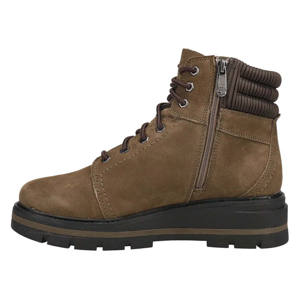 Cervina Valley Waterproof Mid Round Toe Lace Up Boots