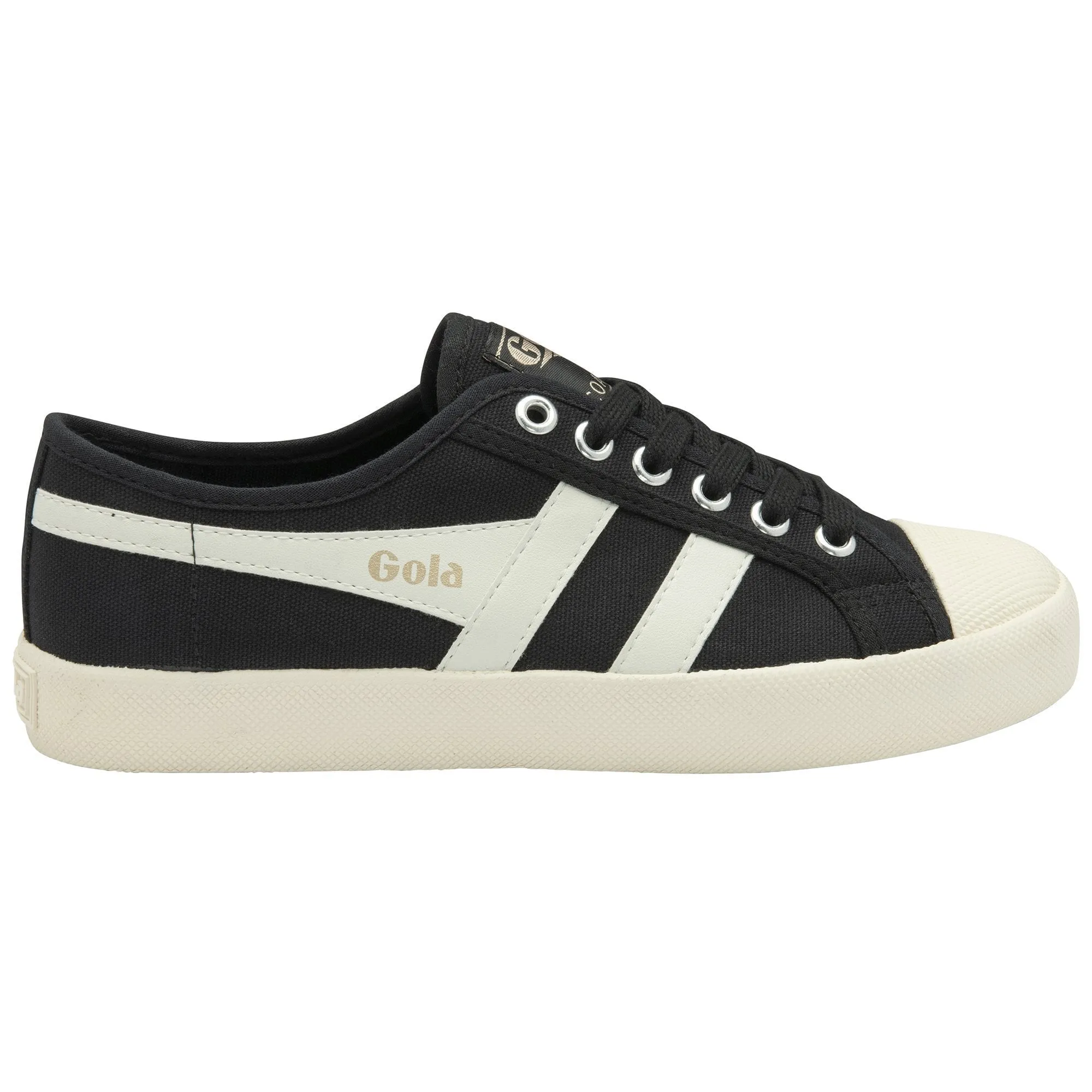 Coaster Sneaker (Black   Off White   Gold)