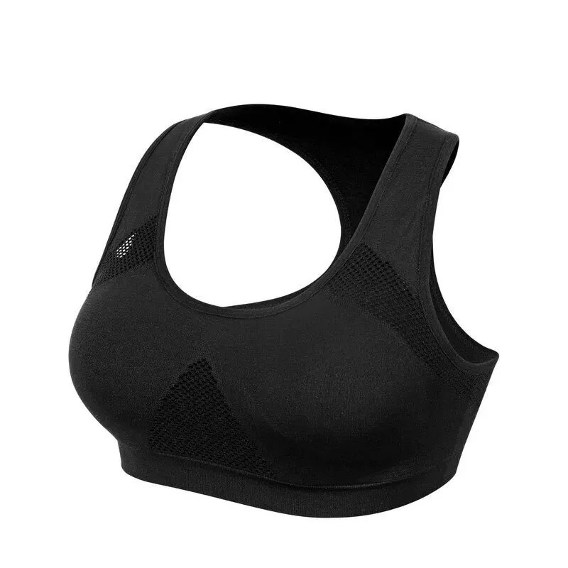 Double Layer Seamless Sports Bra for Women Breathable Shockproof and Sweat Absorbent for Gym Running and Yoga