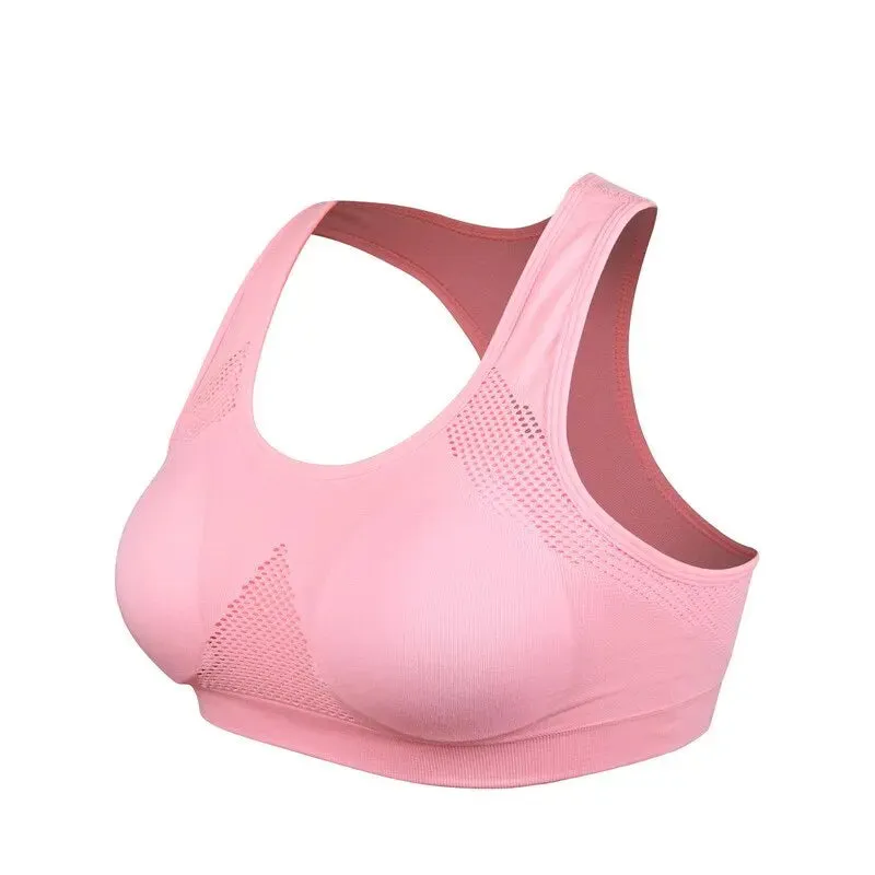 Double Layer Seamless Sports Bra for Women Breathable Shockproof and Sweat Absorbent for Gym Running and Yoga