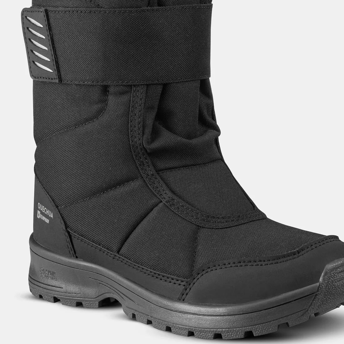 Kids’ warm waterproof snow winter hiking boots SH100