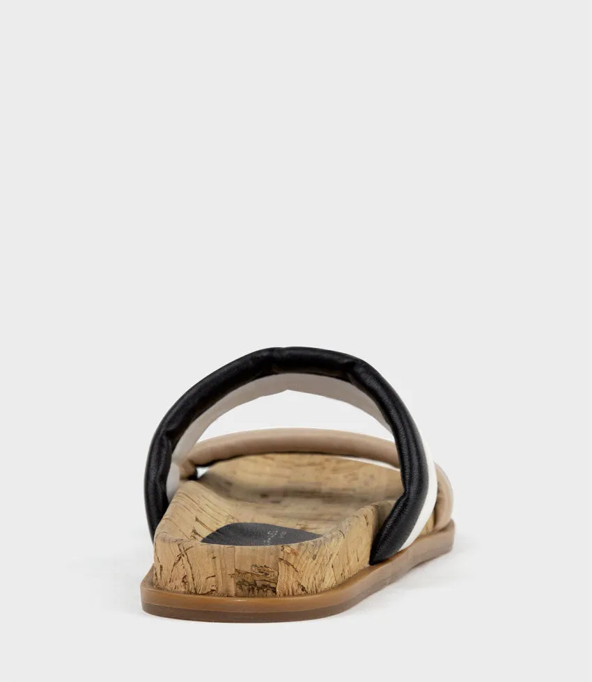 KINALA Two Strap Slide on Unit in Neutral Multi