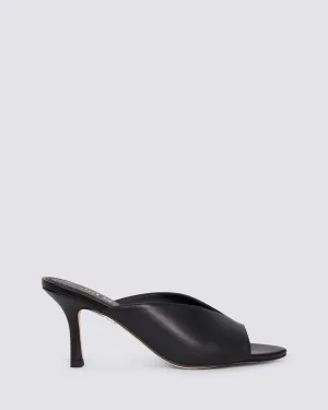 MABEL MULES BLACK LEATHER