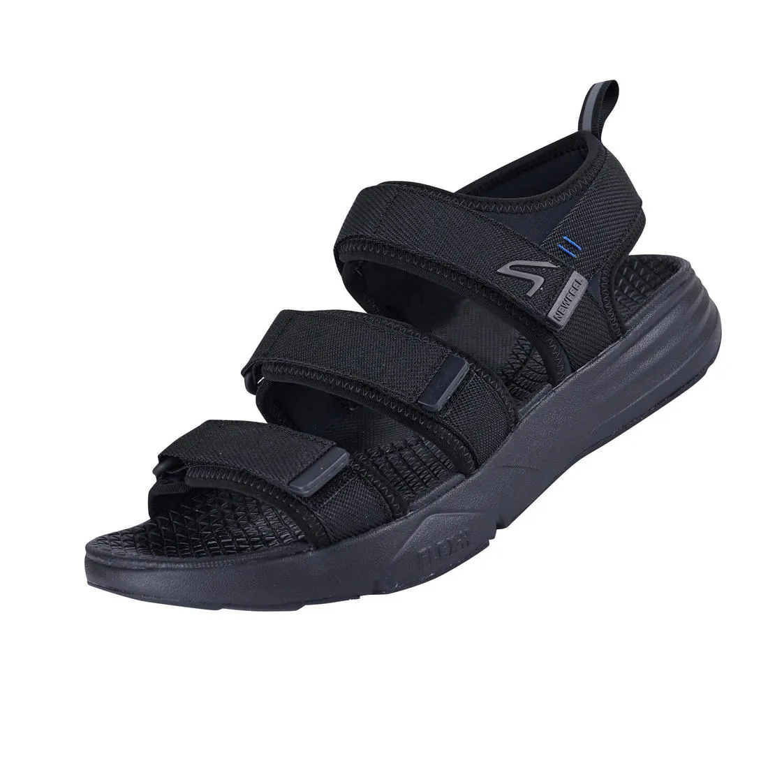 Men ACTIVE WALK FRESH SANDAL BLACK .
