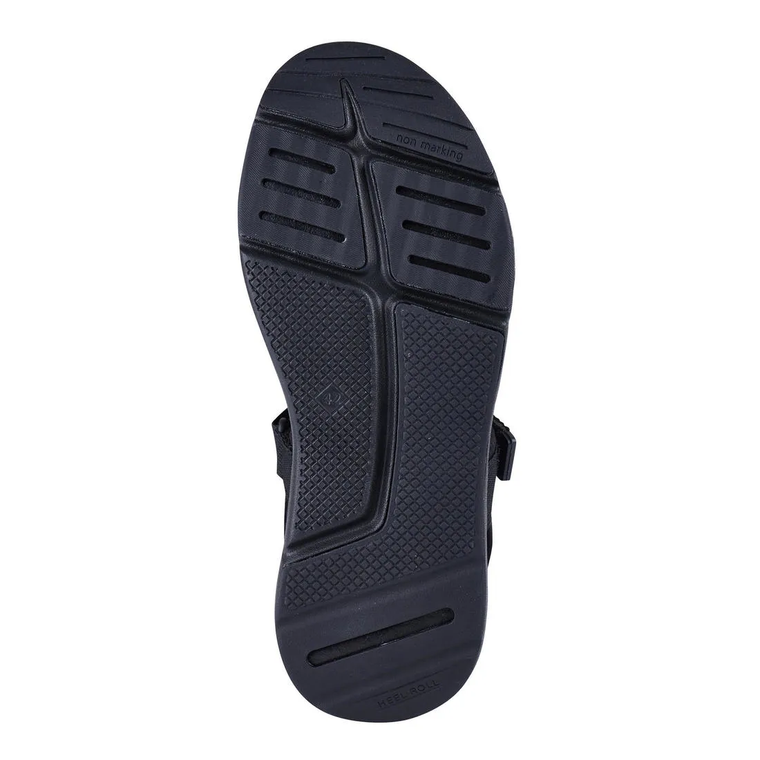 Men ACTIVE WALK FRESH SANDAL BLACK .