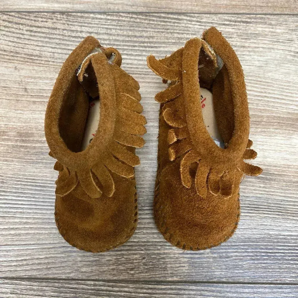Minnetonka Alex Fringe Moccasins sz 2/3c