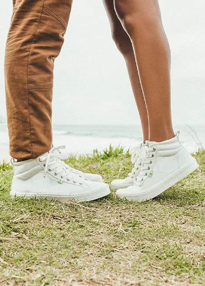 OCA High Off-White Canvas Sneaker