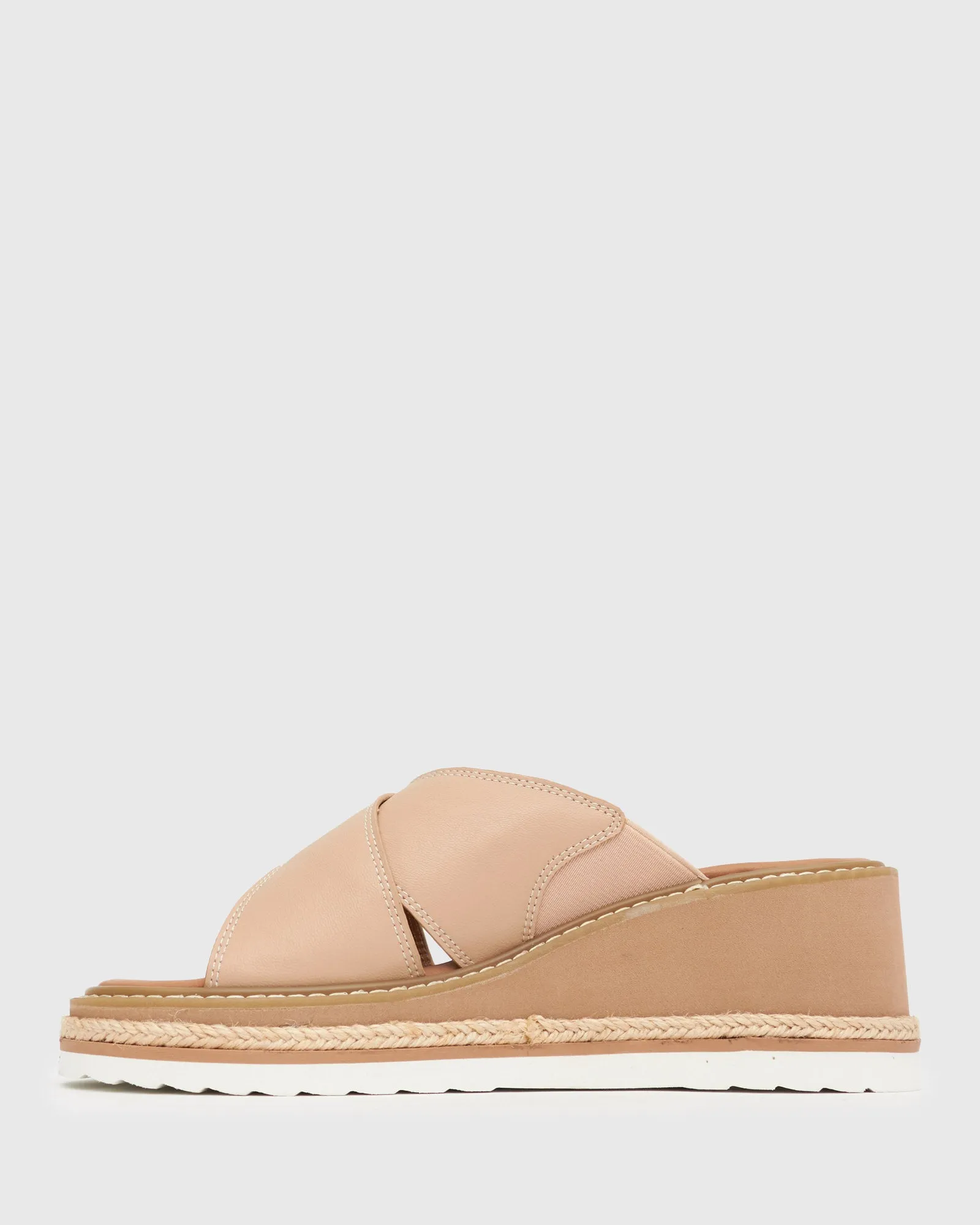 QUINN Vegan Crisscross Wedge Sandal
