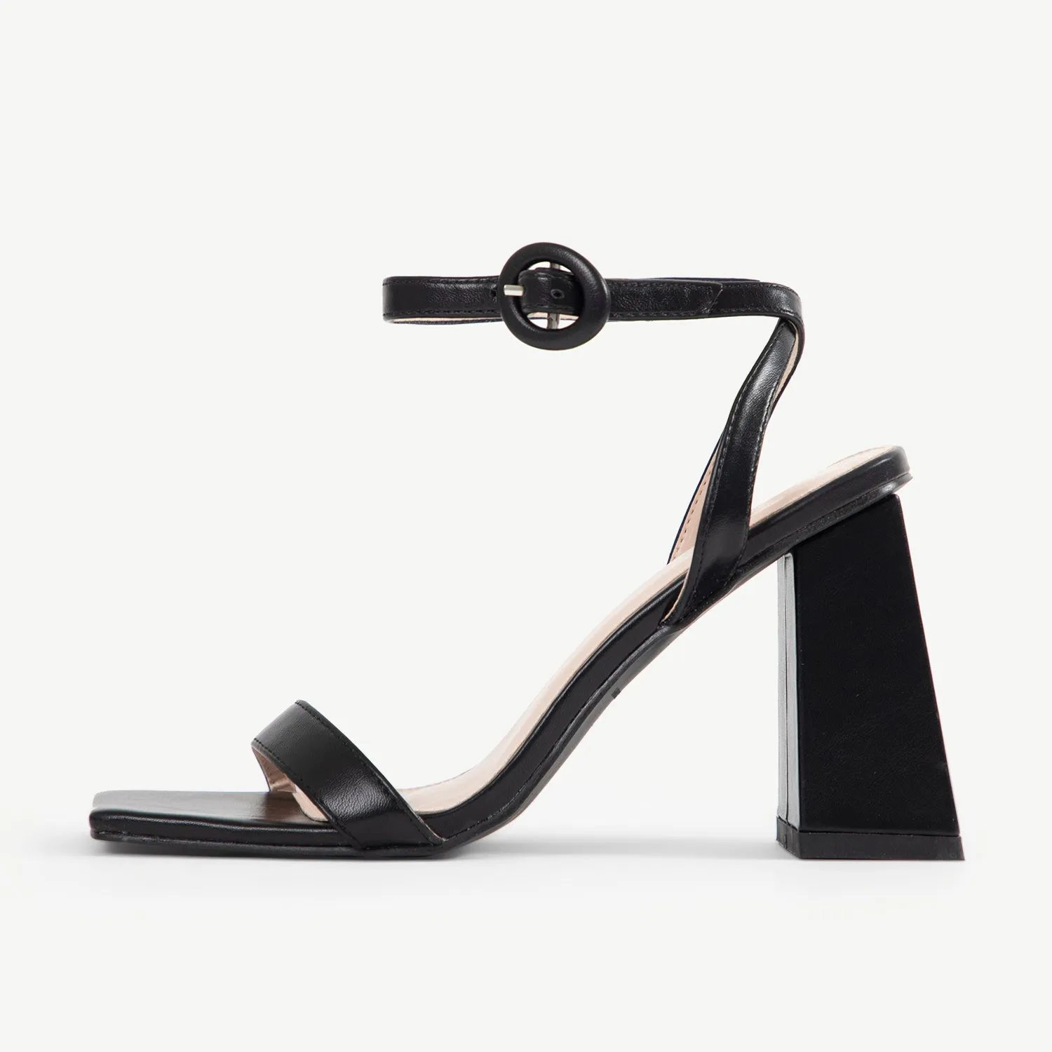 RAID Clair Block Heel In Black