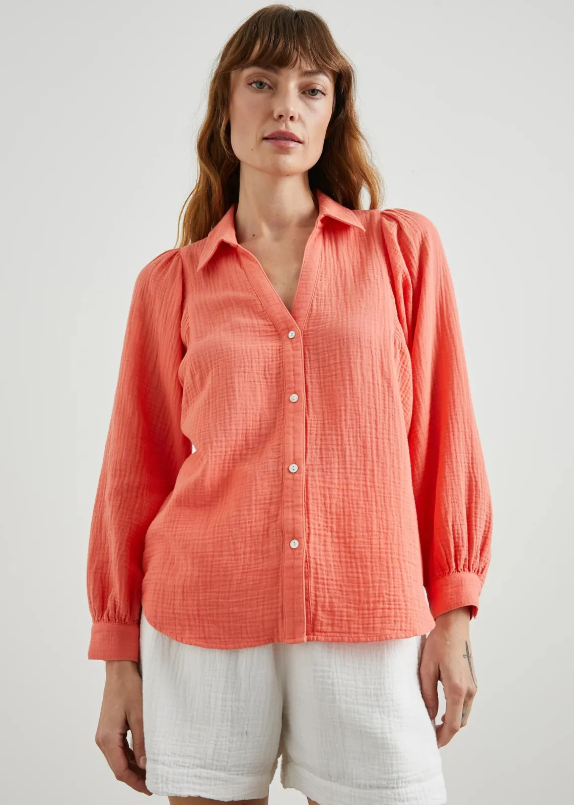 Rails Lo Shirt- Papaya