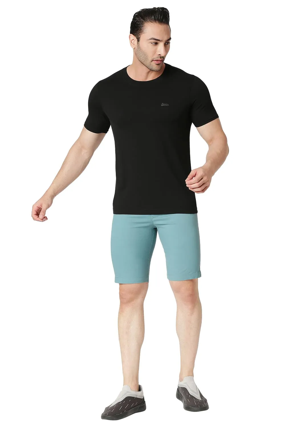 Regular Fit Cotton Stretch Shorts
