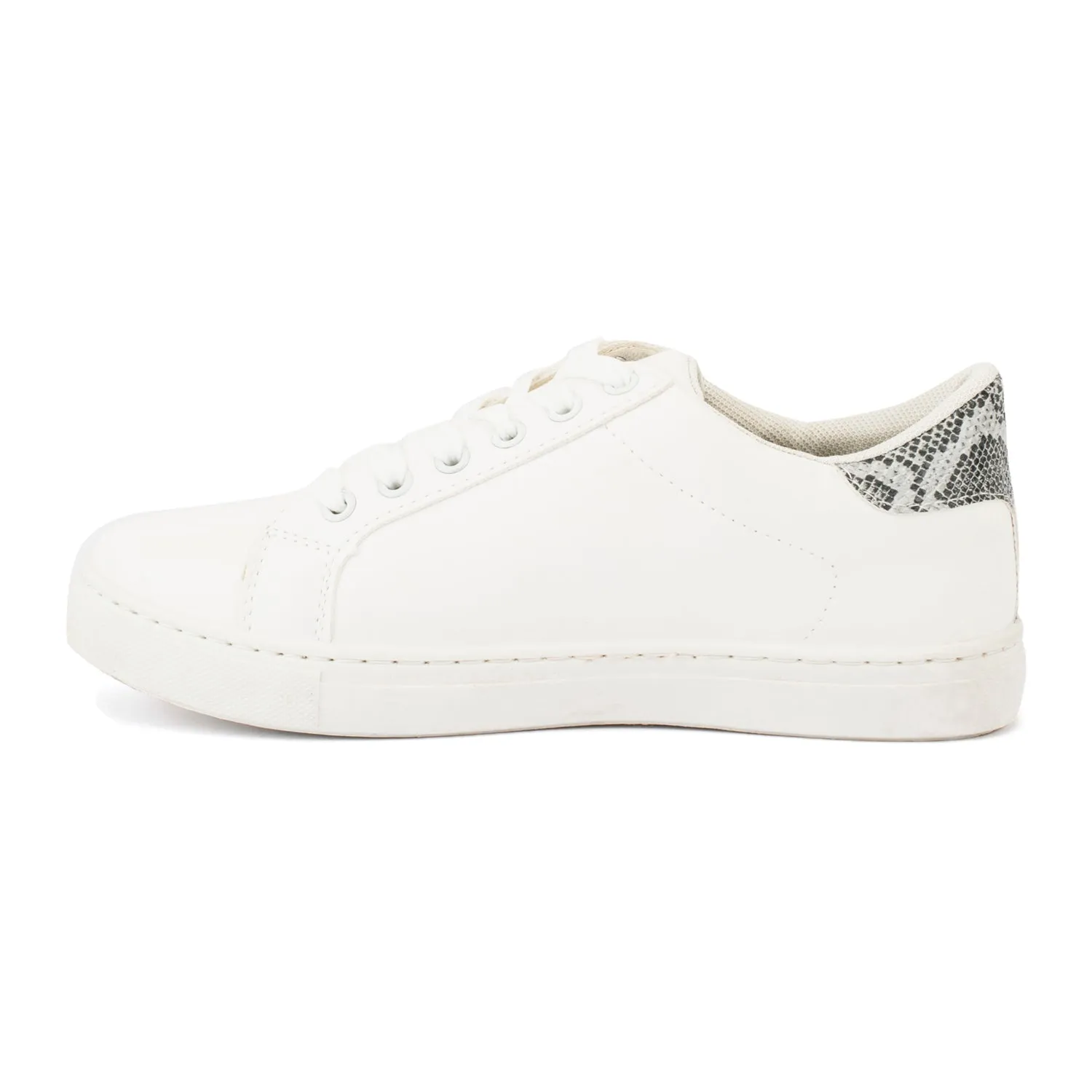 Snake Detail Lace Up Trainer