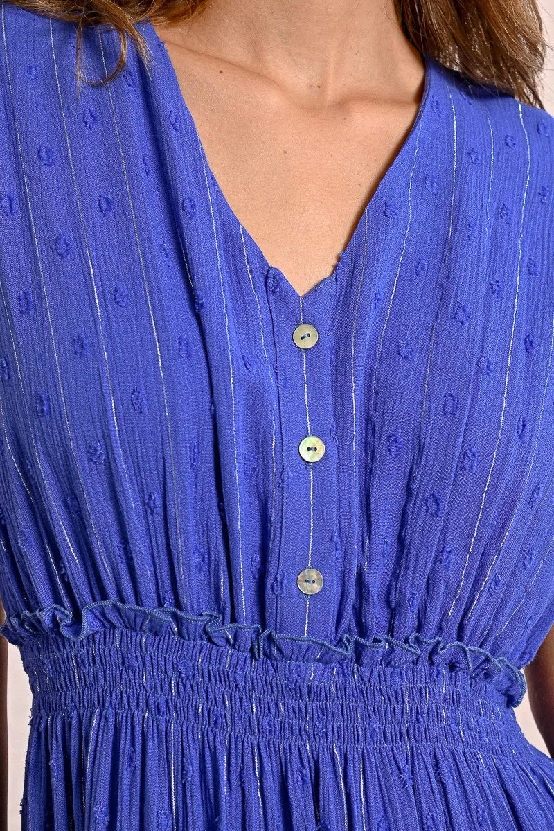Striped Dress - Blue