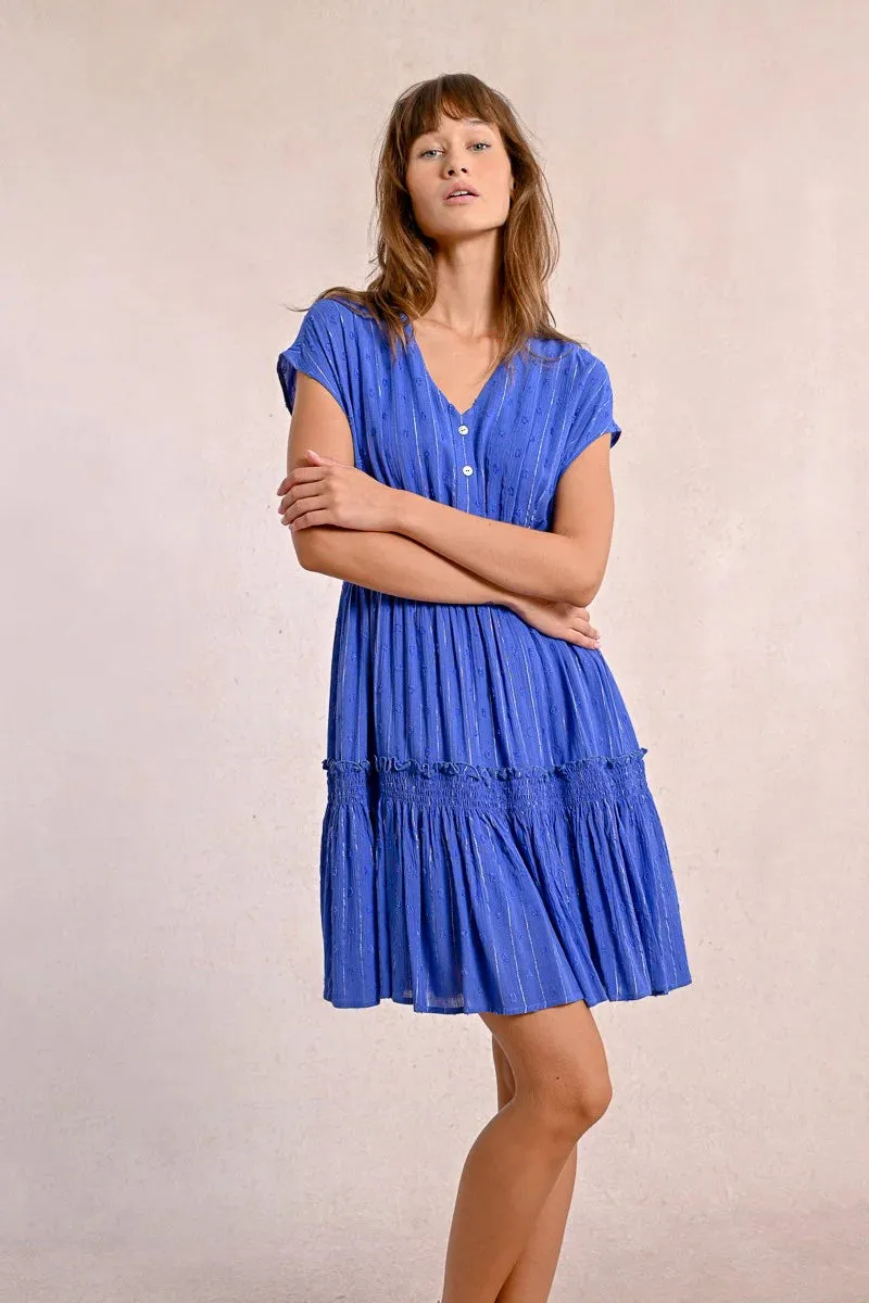 Striped Dress - Blue
