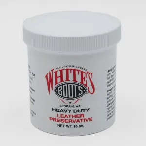 White's Boots Heavy Duty Leather Preservative 16 oz.