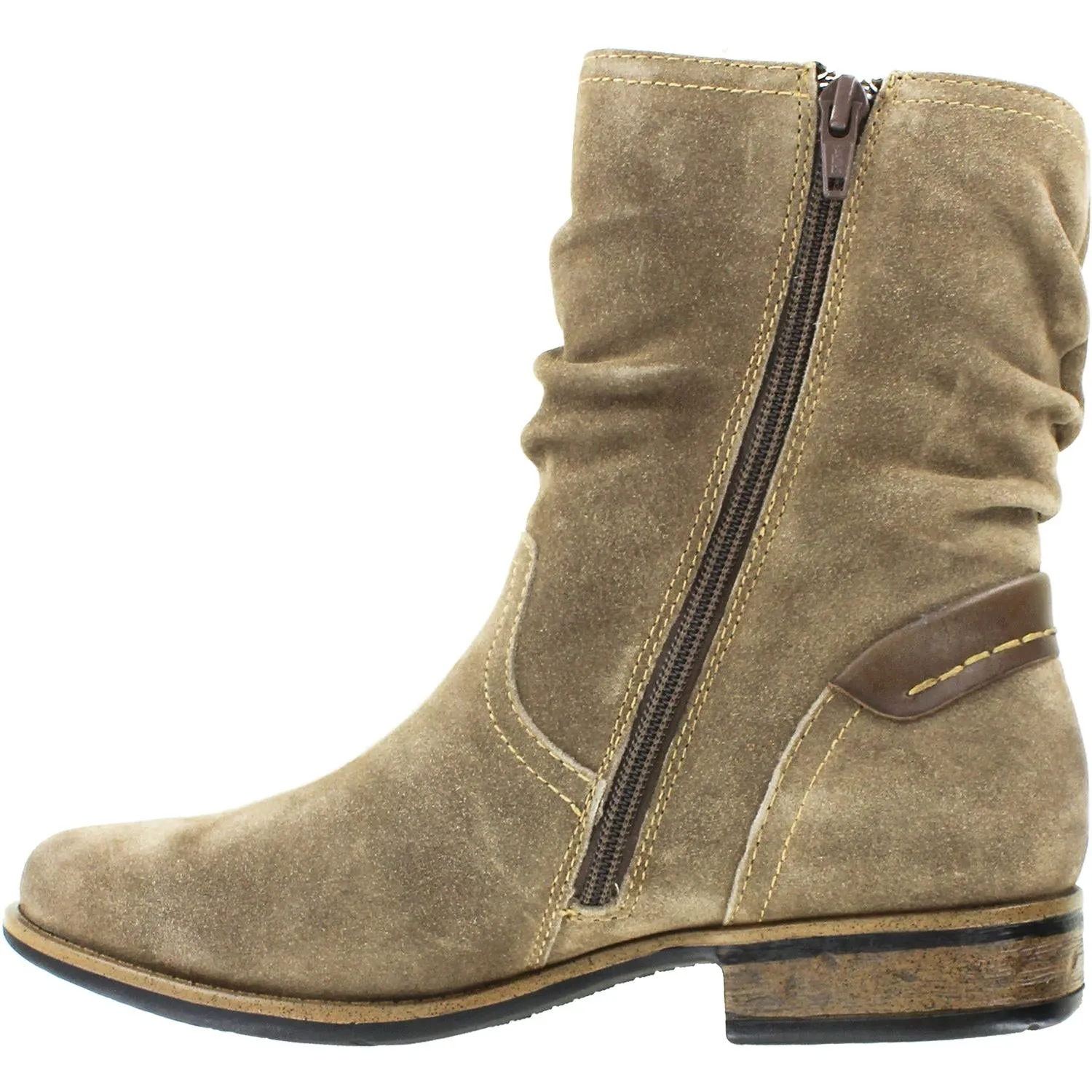 Women's Earth Butternut Warm Taupe Suede