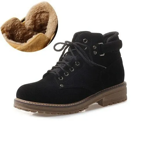 Women's Warm Rivet Ankle Boot
