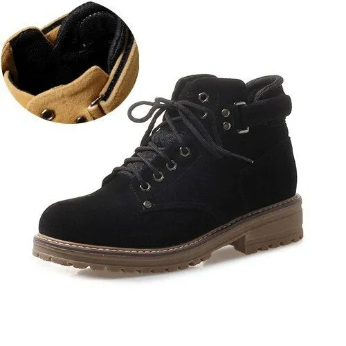 Women's Warm Rivet Ankle Boot