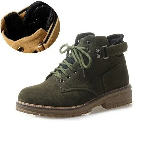 Women's Warm Rivet Ankle Boot
