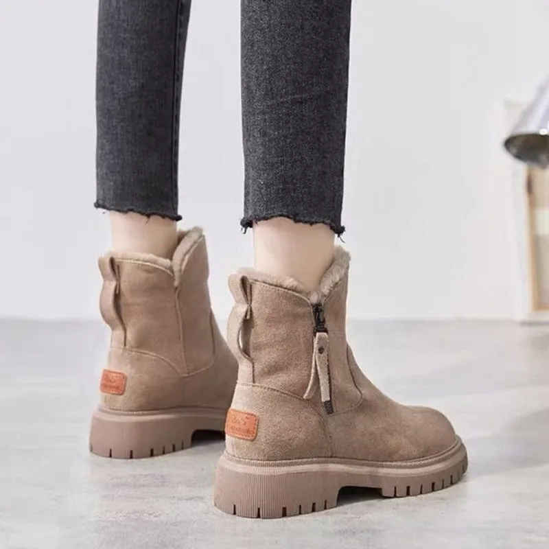 (XMAS SALE : 1 1 Free Promotion ) Orthopedic Snow Boots Women With Warm Lining