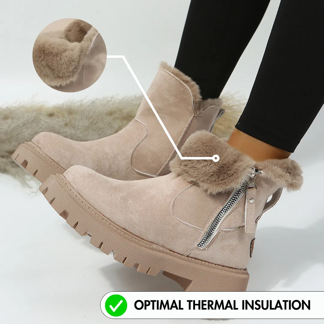 (XMAS SALE : 1 1 Free Promotion ) Orthopedic Snow Boots Women With Warm Lining