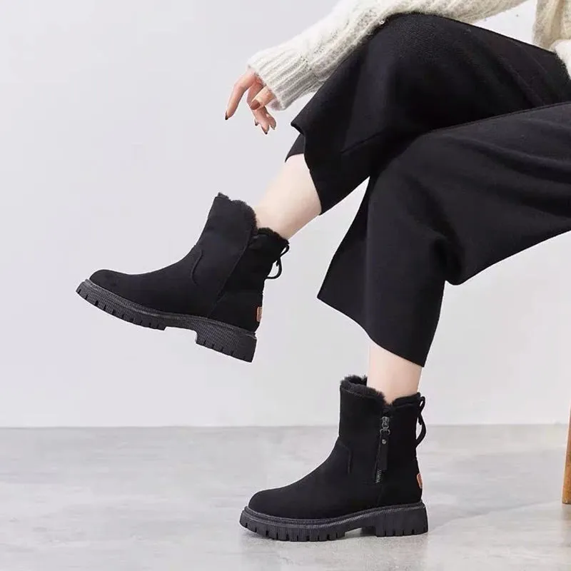 (XMAS SALE : 1 1 Free Promotion ) Orthopedic Snow Boots Women With Warm Lining