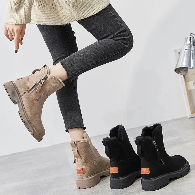 (XMAS SALE : 1 1 Free Promotion ) Orthopedic Snow Boots Women With Warm Lining