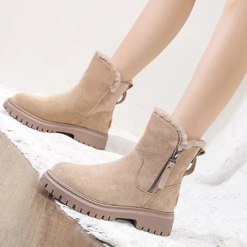 (XMAS SALE : 1 1 Free Promotion ) Orthopedic Snow Boots Women With Warm Lining