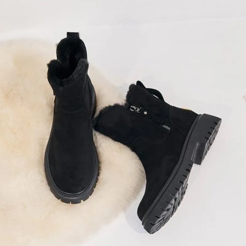 (XMAS SALE : 1 1 Free Promotion ) Orthopedic Snow Boots Women With Warm Lining
