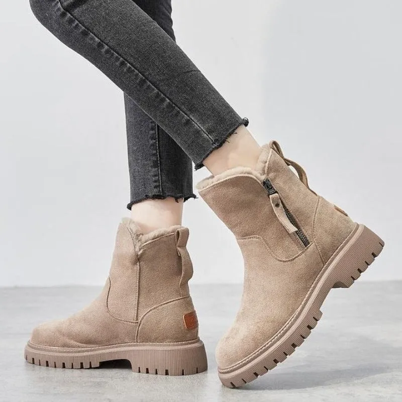 (XMAS SALE : 1 1 Free Promotion ) Orthopedic Snow Boots Women With Warm Lining